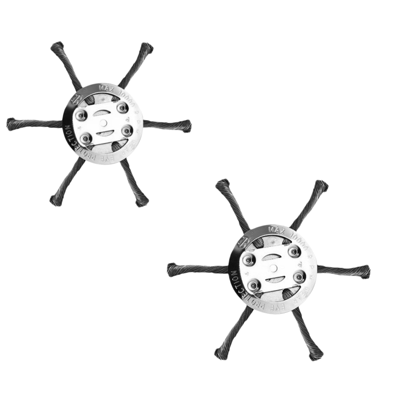 Steel Wire Trimmer Head Rust Removal Brush Wheel 6 Inch 6Wire Brush