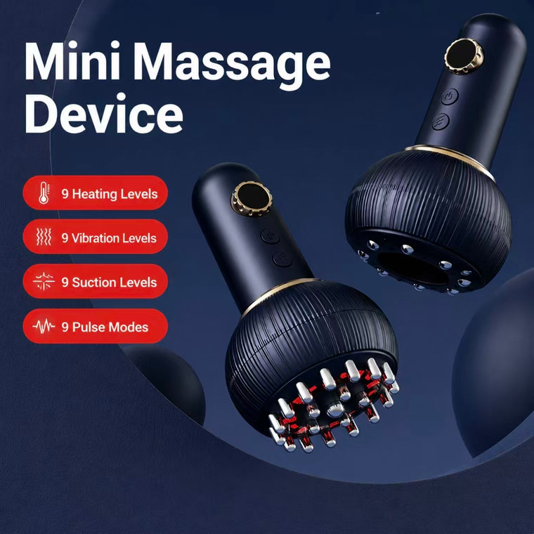 Electric Massager Gua Sha Device Meridian Brush