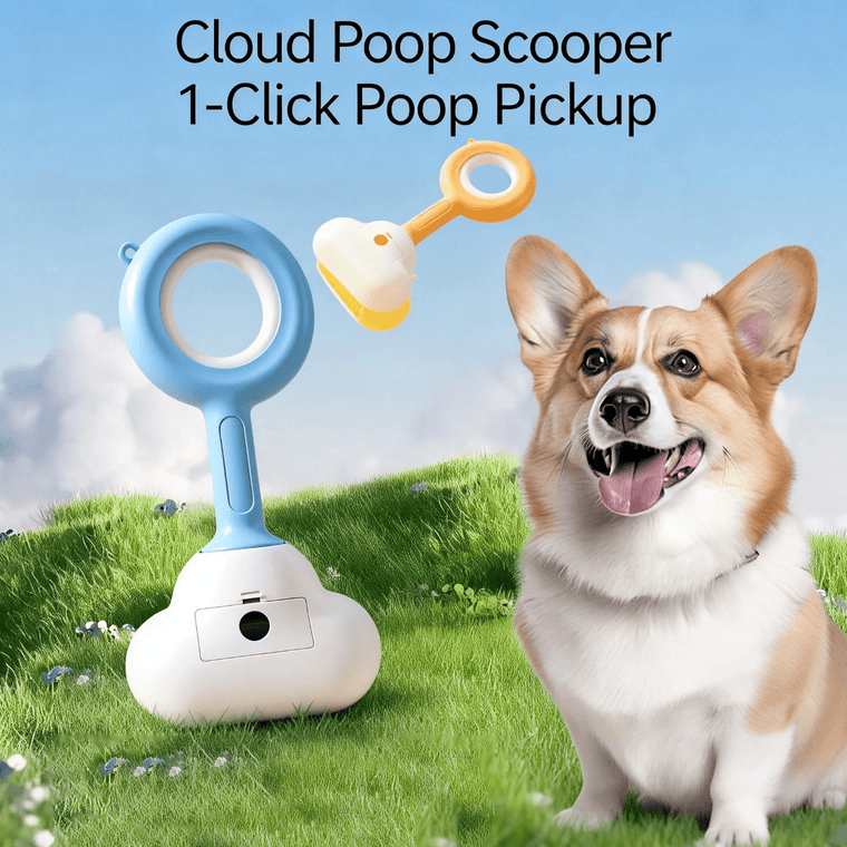 Dog Pooper Scooper Pet Waste Picker Poop Grabber Tool Waste Removal