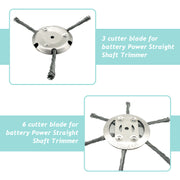 Steel Wire Trimmer Head Rust Removal Brush Wheel 6 Inch 6Wire Brush