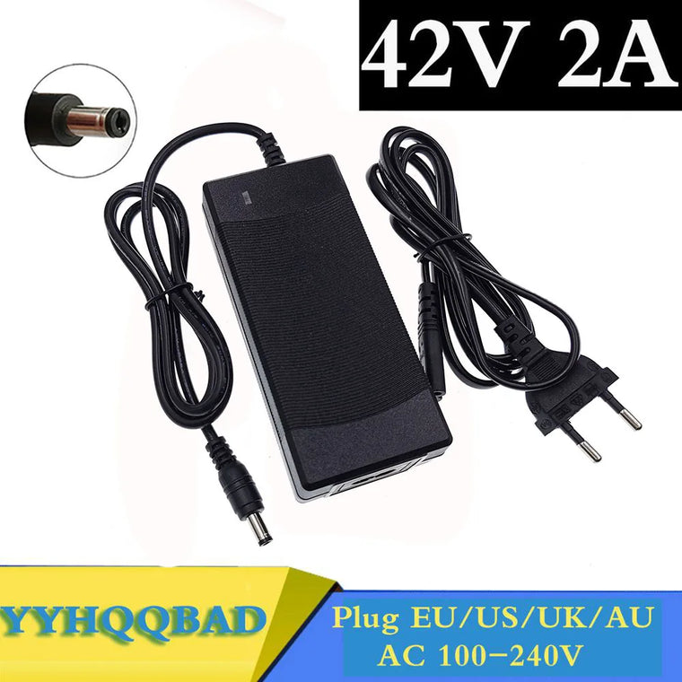 36V 2A battery charger Output 42V 2A Charger Input 100-240 VAC