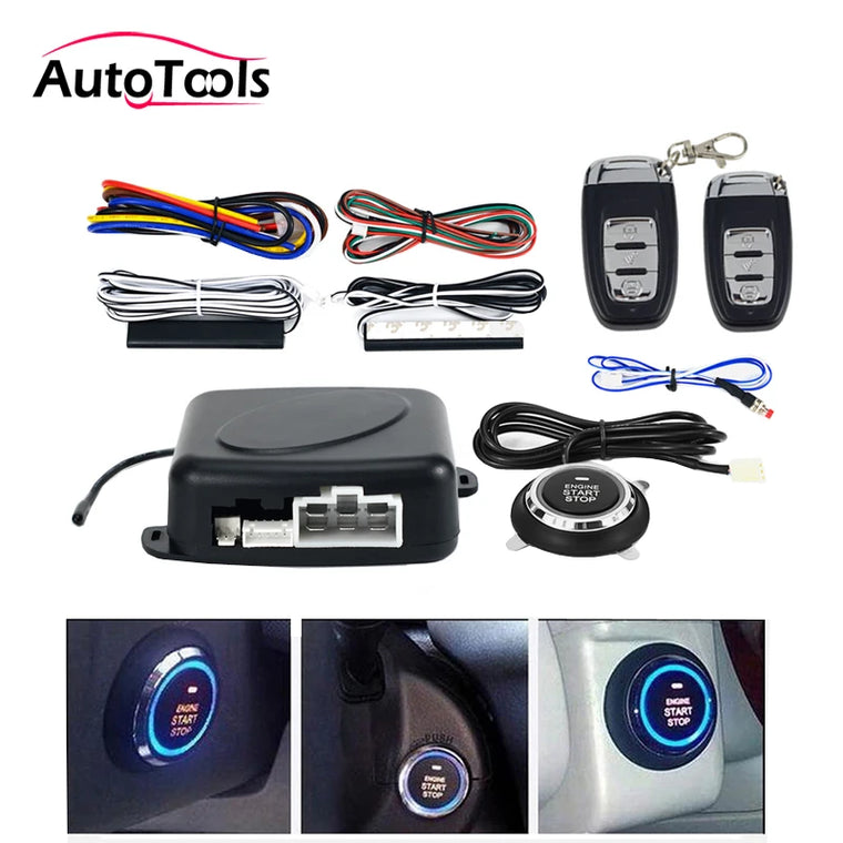 Auto car One start stop engine system with remote control Car PKE