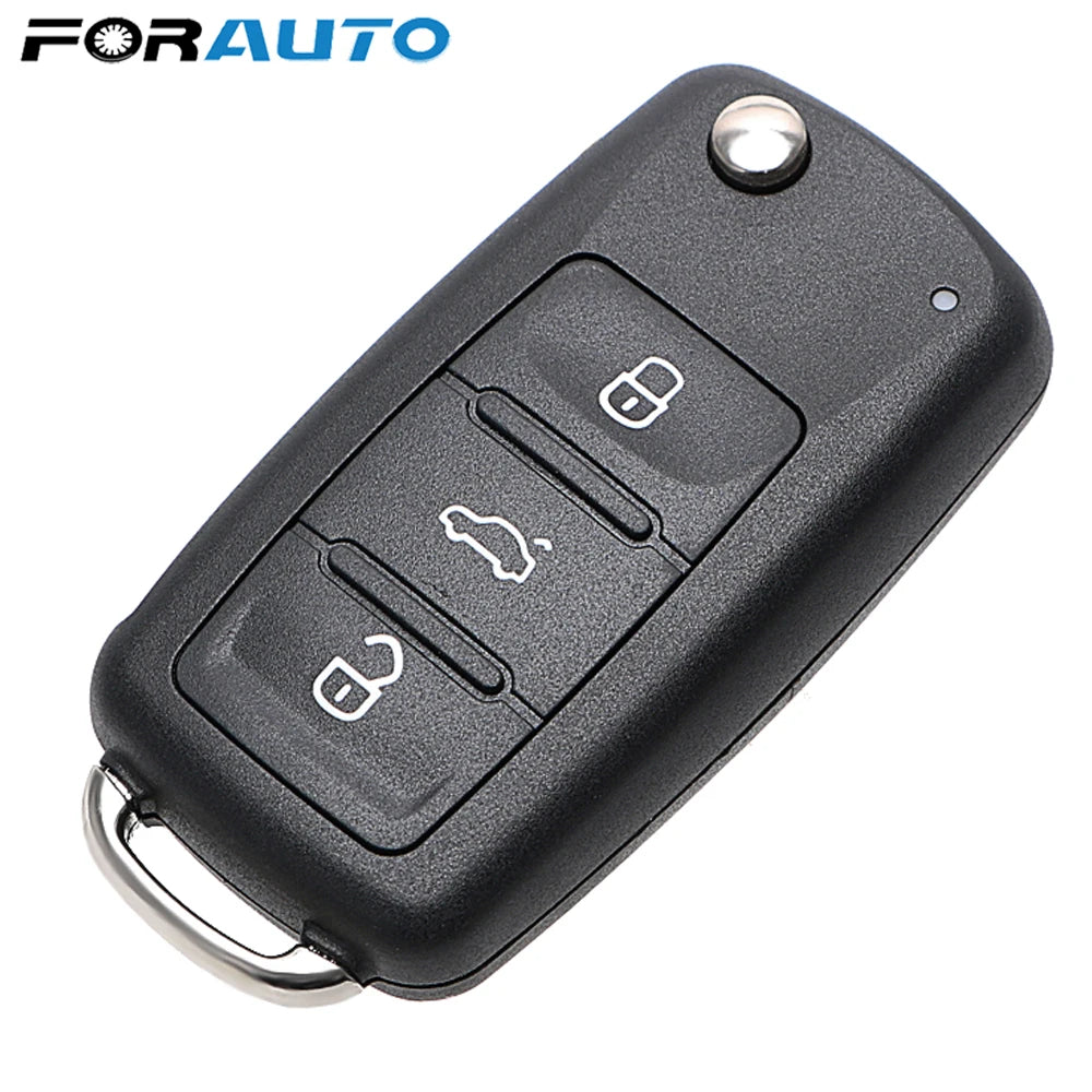3 Buttons Car Key Shell Remote Flip for