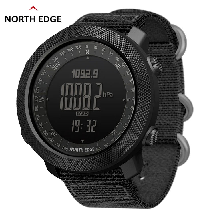 NORTH EDGE Men's sport Digital watch Hours Running Swimming Military