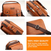 JEEP BULUO Multi-function Business Handbags Men New Man's Shoulder