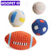 HOOPET Pet Dog Toy Balls Squeak Puppy Toys Interesting Tennis