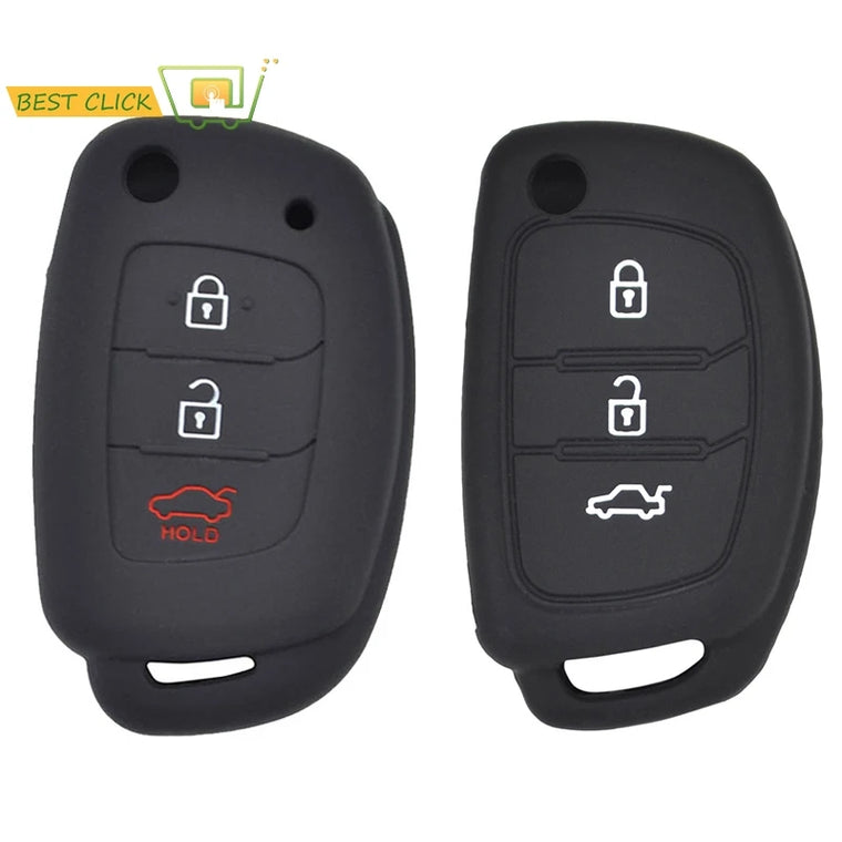 Silicone Car Key Case For Hyundai Elantra Tucson i40 i20 i10 iX35