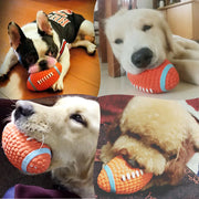 HOOPET Pet Dog Toy Balls Squeak Puppy Toys Interesting Tennis