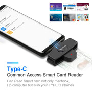 Rocketek CSCR3 Smart CAC Card Reader Type-c Bank Tax Declaration SIM