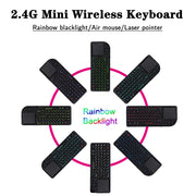 Wireless Keyboard 2.4G RF klawiatura 3 in1 Handheld With Touchpad
