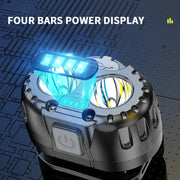 Outdoor Headlamp USB Rechargeable Work Flashlight Multifunctional