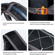 2L Water Bladder Waterproof Sports Backpack Men and Women Drinking