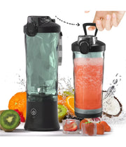 Portable Blender Electric Juicer 600ML Fruit Mixers 4000mAh USB