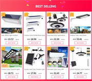 Waterproof Solar LED Garden Lights Outdoor Landscape Lighting for