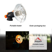 Widesea Camping Heater Portable Stainless Steel Fireplace for Winter
