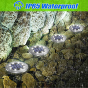 Solar Ground Lights LED Waterproof Solar Garden Lights Outdoor Bright