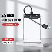 USB 3.0/Type C HDD Enclosure 2.5 inch SATA SSD External Hard Drive