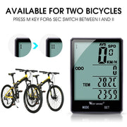 WEST BIKING 2.8" Large Screen Bicycle Computer Wireless Wired Bike