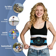 Smart Abs Trainer Muscle Toner Abdominal Toning Belt USB Recharge