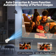 Portable HD 720P Projector with Remote