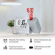 FanJu FJ3531 Alarm Clock Digital Date Snooze Function Backlight Watch