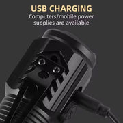 Ultra Powerful Flashlight 3 Core LED Mini Tactical Flashlight USB