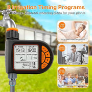 Smart Garden Timer Irrigation Set IPX5 Waterproof LCD Automatic