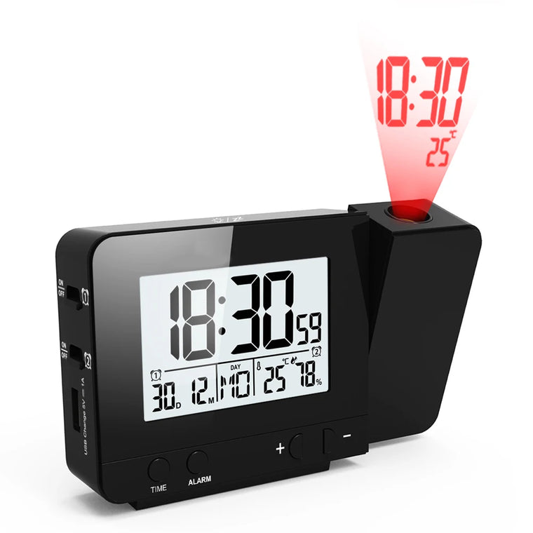 FanJu FJ3531 Alarm Clock Digital Date Snooze Function Backlight Watch
