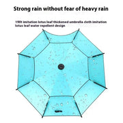 2.2M Double-Layer Folding Sunshade Outdoor Camping Umbrella Fishing
