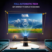 Dual WiFi 6 1080P Mini Projector