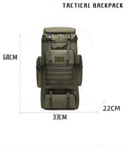 56/75L Oversize Tactical Backpacks For Man Hiking Outdoor Survival