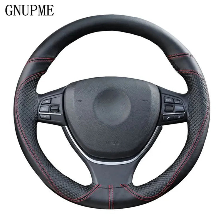 Genuine Leather Car Steering Wheel Cover Soft Anti slip