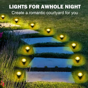 Garden Solar Lights, Waterproof String Lights for Lawn Paths,