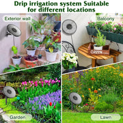 Solar irrigation system,DIY watering timer,with a 15 meter hose