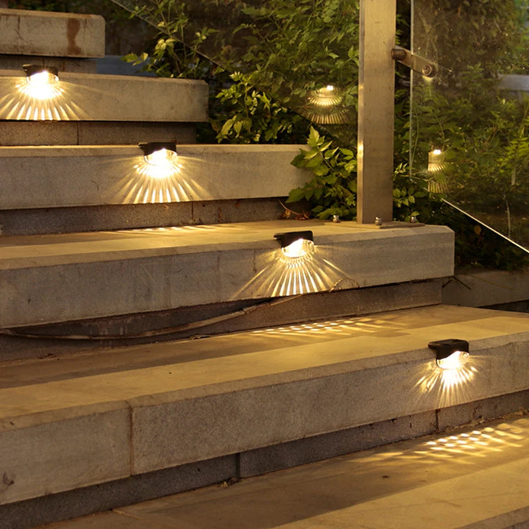 Solar Light Outdoor Waterproof Garden Wall Lamp Staircase Balcony