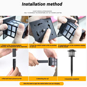 Outdoor Solar Lights Garden Lights Solar Powered Lamp Lantern