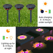 Solar Powered Garden Light Outdoor Projection Light IP65 Waterproof