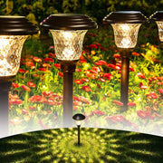 Solar Lights Outdoor Waterproof Dusk to Dawn Solar Powered Pathway