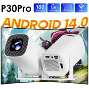 Android 14 WiFi 6 Mini Projector