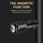 Ultra Powerful Flashlight 3 Core LED Mini Tactical Flashlight USB
