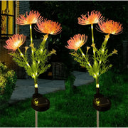 Solar Flower Lights Outdoor Waterproof Solar Garden Lighting For