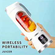 blender juicer Portable Electric Juicer 450ml 8 Blades Travel Juicer