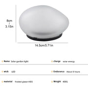 Solar Garden Lights Outdoor, Waterproof Solar Powered Stone