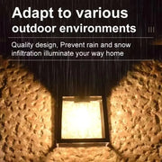 Solar Outdoor Waterproof LED Wall Light Powerful Solar Energy Lamp