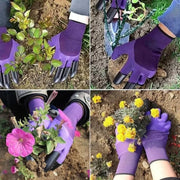 Garden Gloves for Women Men in Yard Work Garden Gloves with Claws,