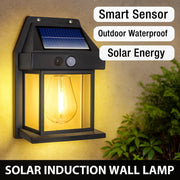 Solar Outdoor Waterproof LED Wall Light Powerful Solar Energy Lamp