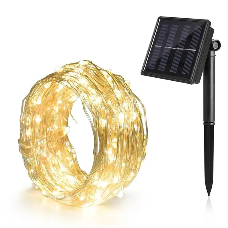 Solar LED Light Outdoor Waterproof Fairy Lights String Christmas