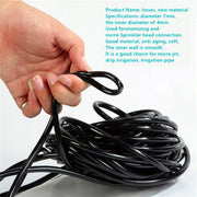 20 Meters 4/7 Mm Hose + 10 Pcs Tee Connector Garden Irrigation System