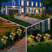 Solar Flower Lights Outdoor Waterproof Solar Garden Lighting For