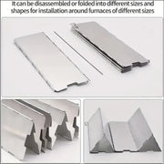 10 Plates Aluminum Alloy Stove Windscreen Ultralight Foldable Stove